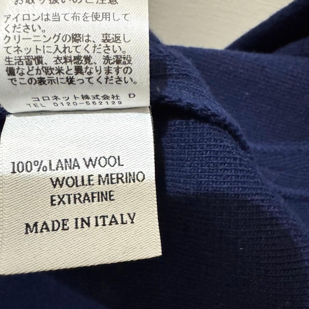 ★新品★イタリア　ANNECLAIRE　エクストラファインメリノ　ウールコート