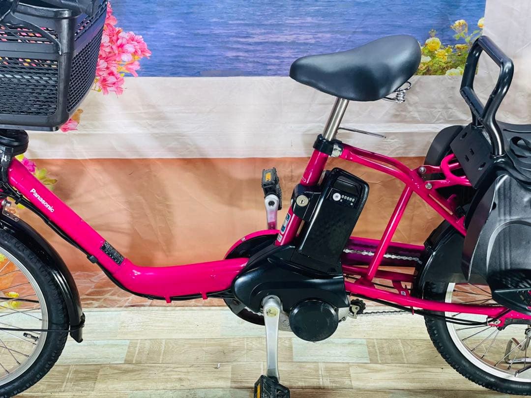 人気モデル！ギュット⭐️12AHパナソニック子供乗せ電動アシスト自転車Y3134