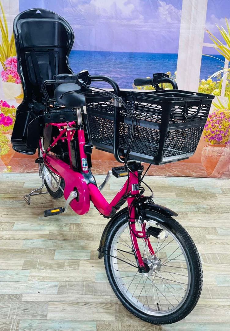 人気モデル！ギュット⭐️12AHパナソニック子供乗せ電動アシスト自転車Y3134