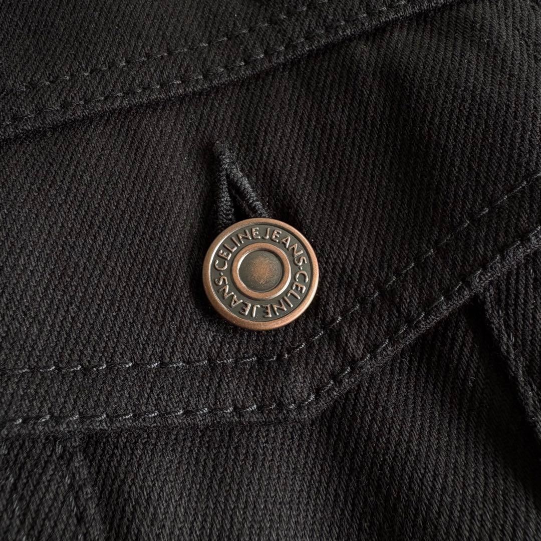 極美品 CELINE デニムトラッカージャケット ブラック S