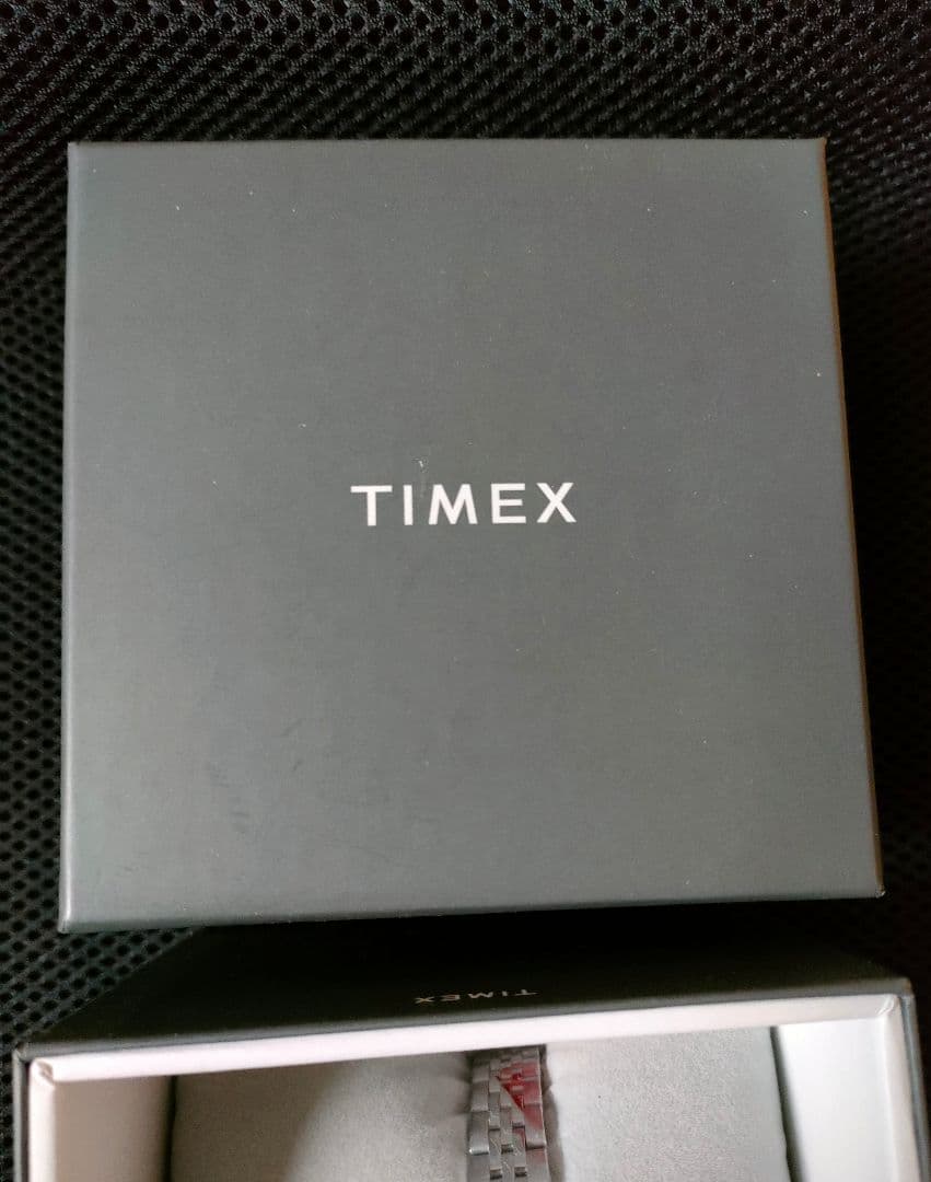 TIMEX シルバー アナログ腕時計