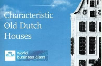 KLMオランダ航空のデルフトブルーのミニチュアハウス No.4