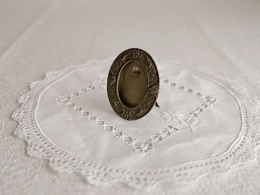 * antique flame ୨୧* オーバル型 かわいいアンティークフレーム