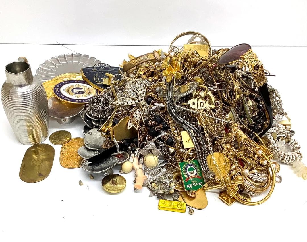 A*e様 おまとめ メッキ アクセサリー リング ネックレス  重量約5.