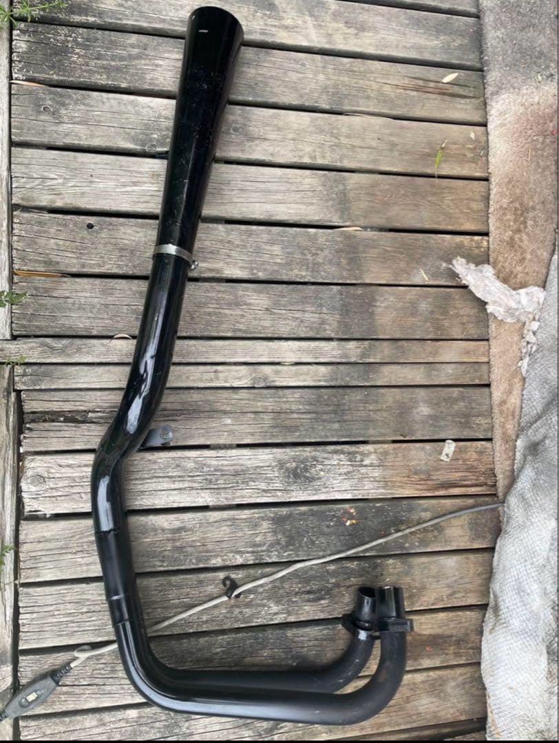 デッドライン管 cb250t マフラー 吸い込み 吸いバブ ホーク