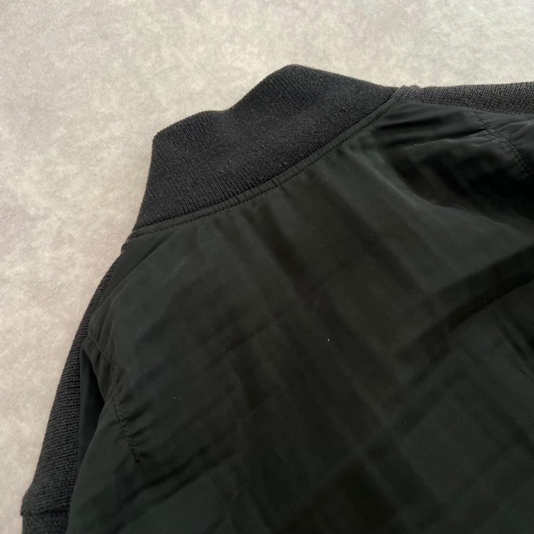 sacai 19AW MA-1 ドッキングジャケット オールブラック 希少