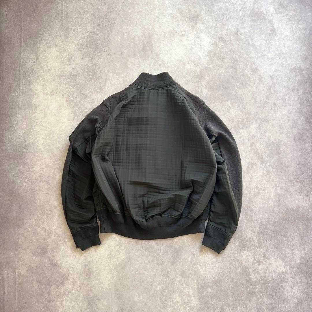 sacai 19AW MA-1 ドッキングジャケット オールブラック 希少