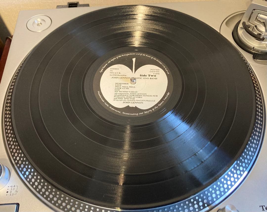 ジョン・レノン/ジョンの魂/超初期盤/UKオリジナルLPレコード