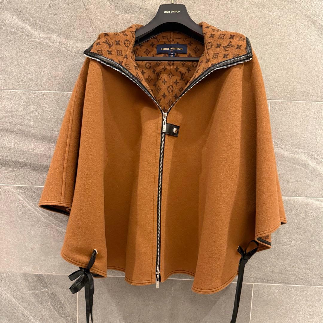 LOUIS VUITTON ルイヴィトン モノグラム フーデッドケープ ポンチョ