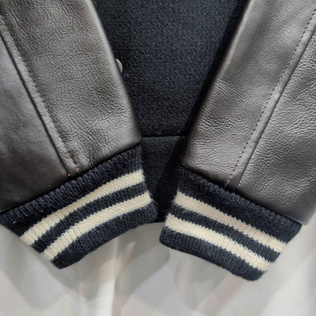 JELADO ジェラード 刺繍 ウール×レザー スタジャン 1/S メンズ