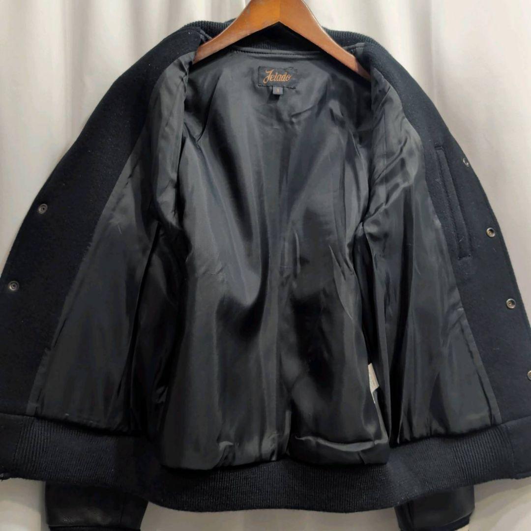 JELADO ジェラード 刺繍 ウール×レザー スタジャン 1/S メンズ