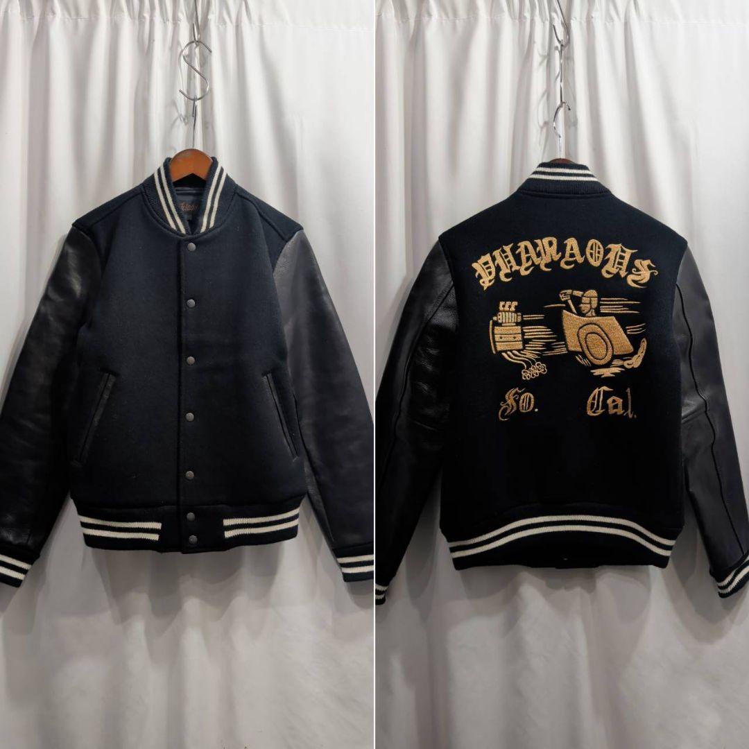 JELADO ジェラード 刺繍 ウール×レザー スタジャン 1/S メンズ