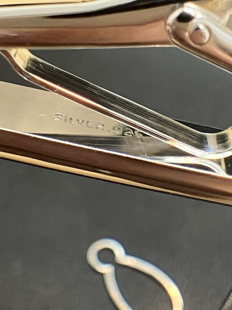 シルバー925 ゴールドシルバー カフリンクス