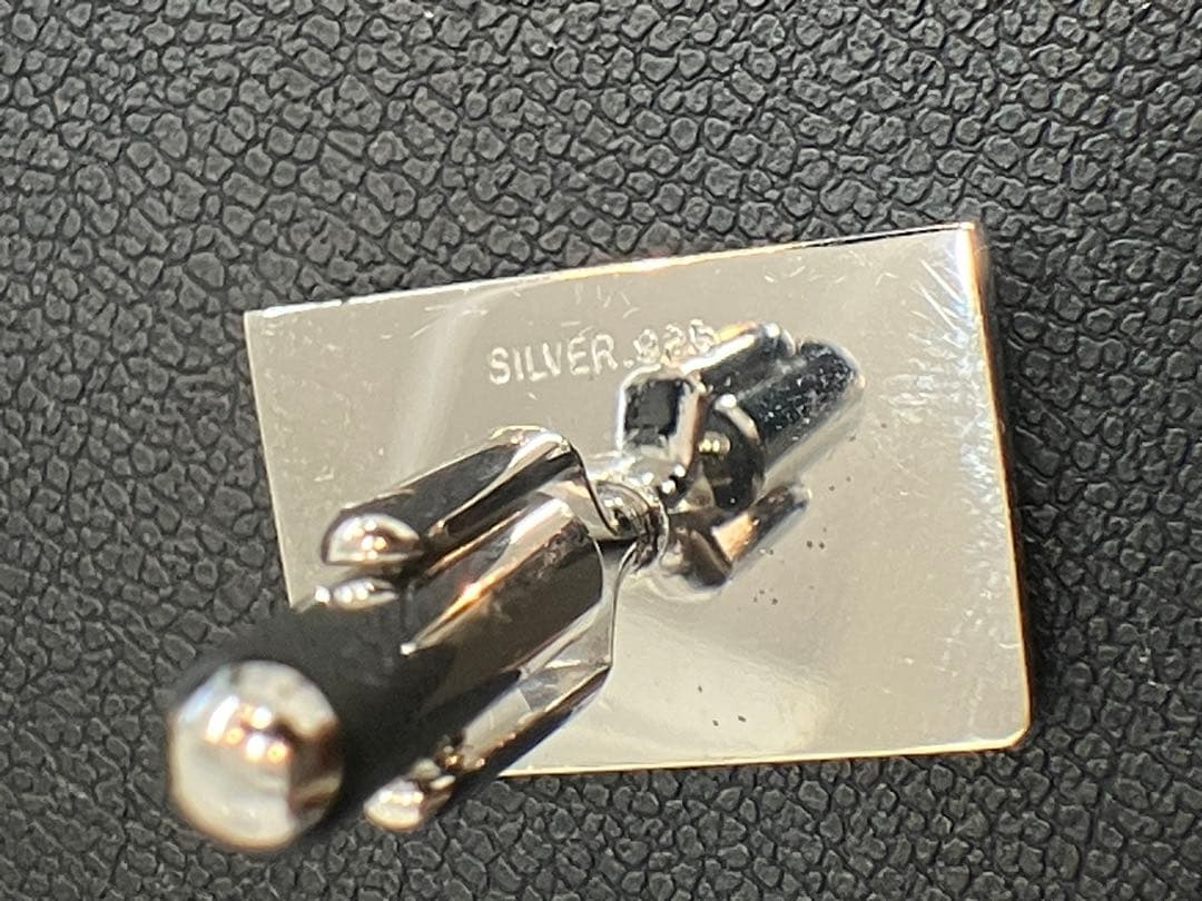 シルバー925 ゴールドシルバー カフリンクス