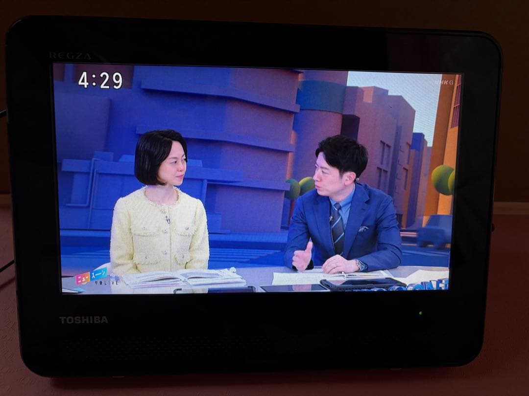 防水対応TOSHIBA REGZA SD-P100WP＋新品地デジアンテナセット