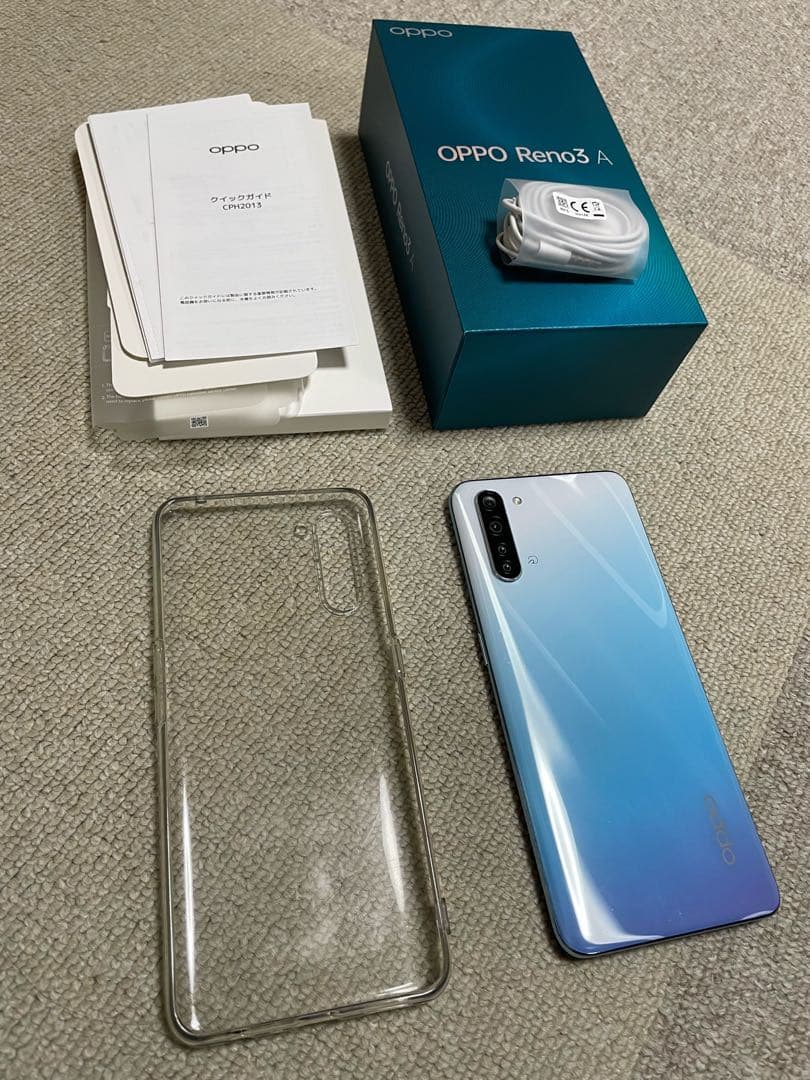 OPPO Reno3 A グラデーションホワイト