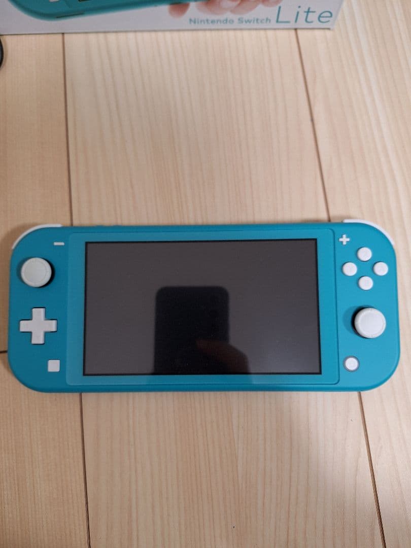 美品　Switch Lite ターコイズブルー 充電器付き 箱付き