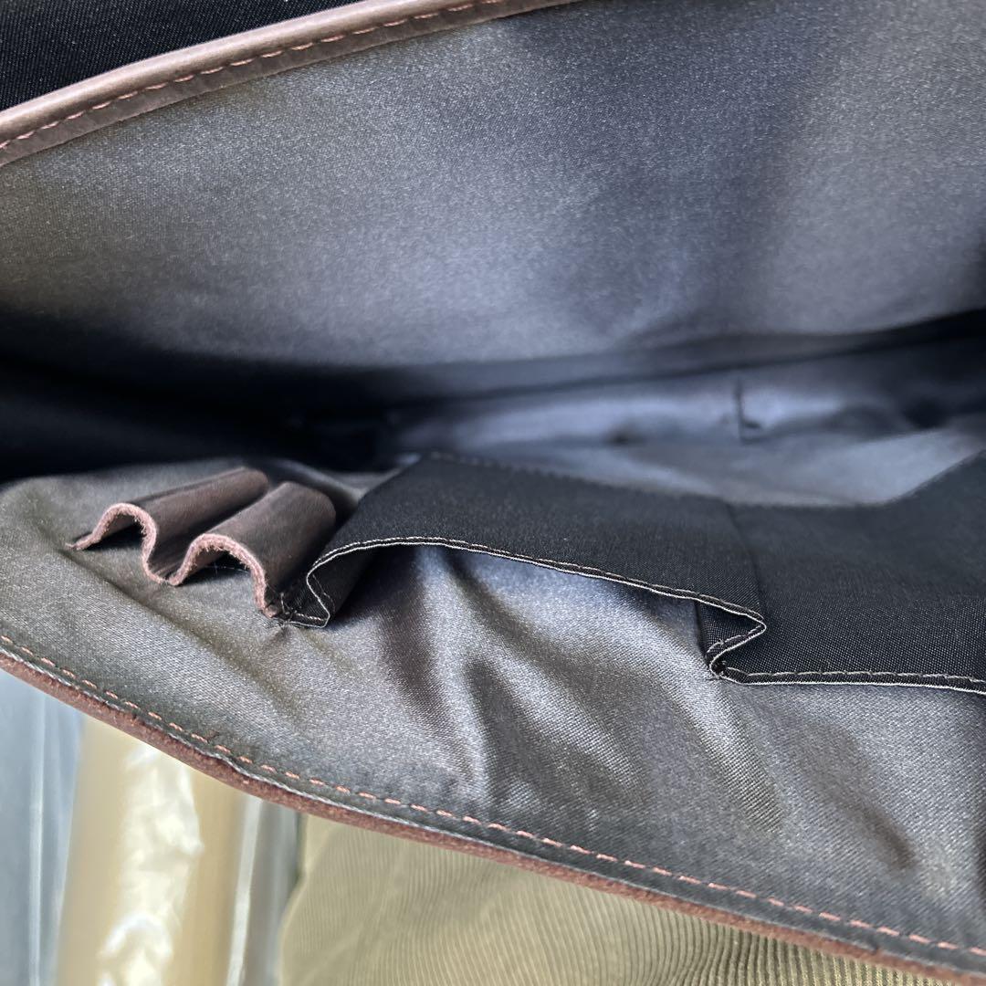 レザー ビジネスバッグ ブラウン