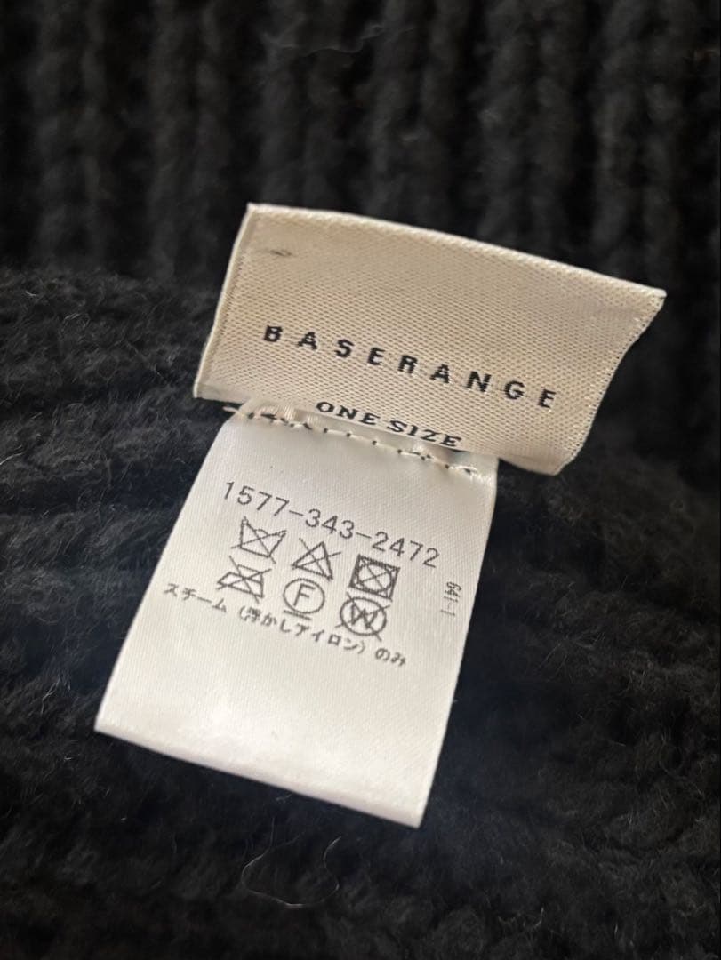 BASERANGE SCARF ベースレンジ ニットマフラー