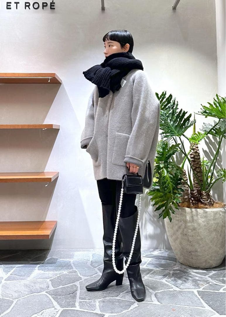 BASERANGE SCARF ベースレンジ ニットマフラー