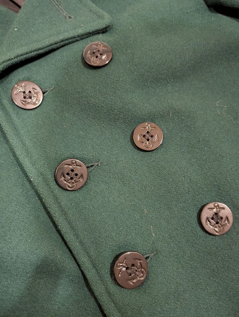 ゆ*う様 Schott U.S. 740N JACKET ピーコート グリーン