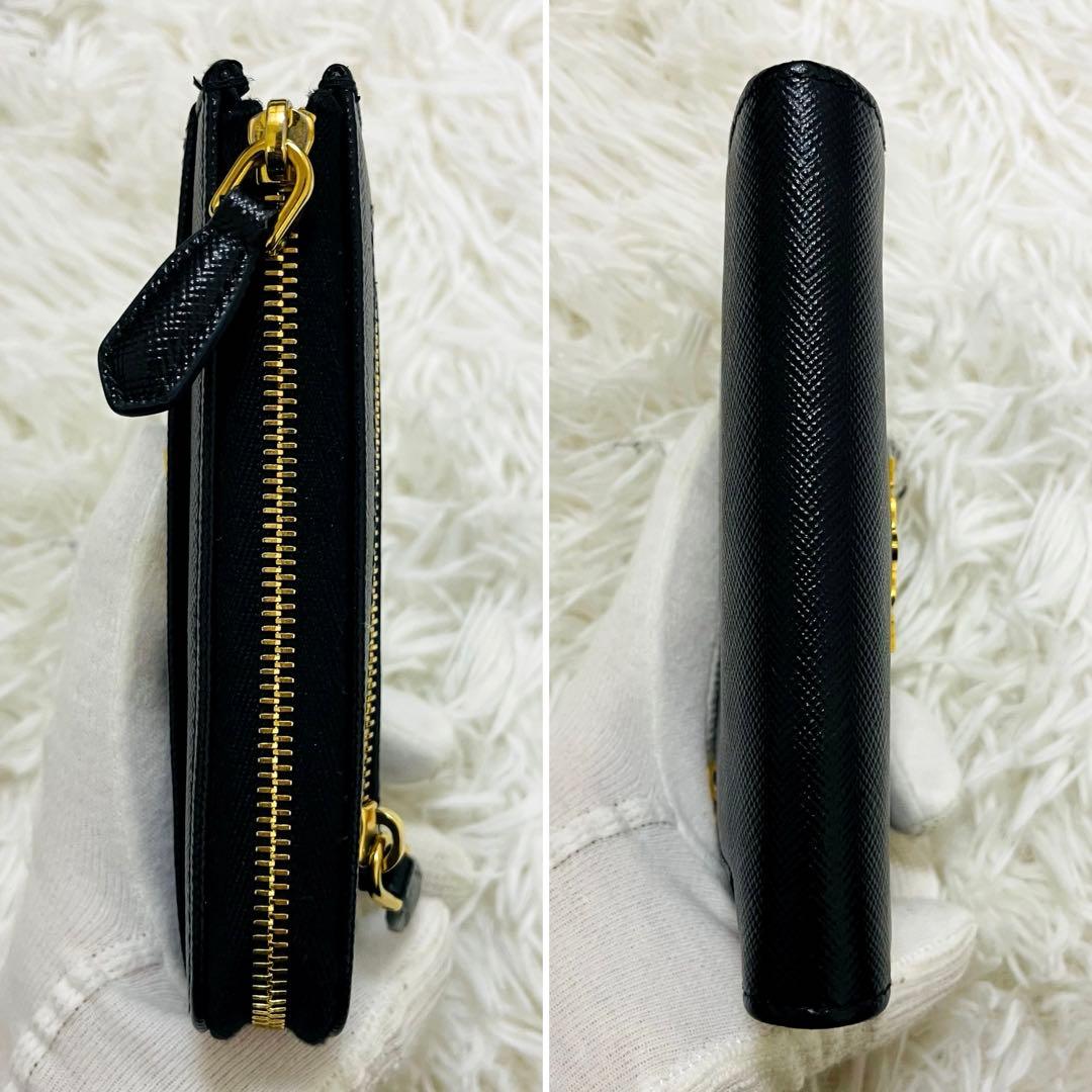 極美✨付属完備✨PRADA キーリング付 キーケース ケース ブラック