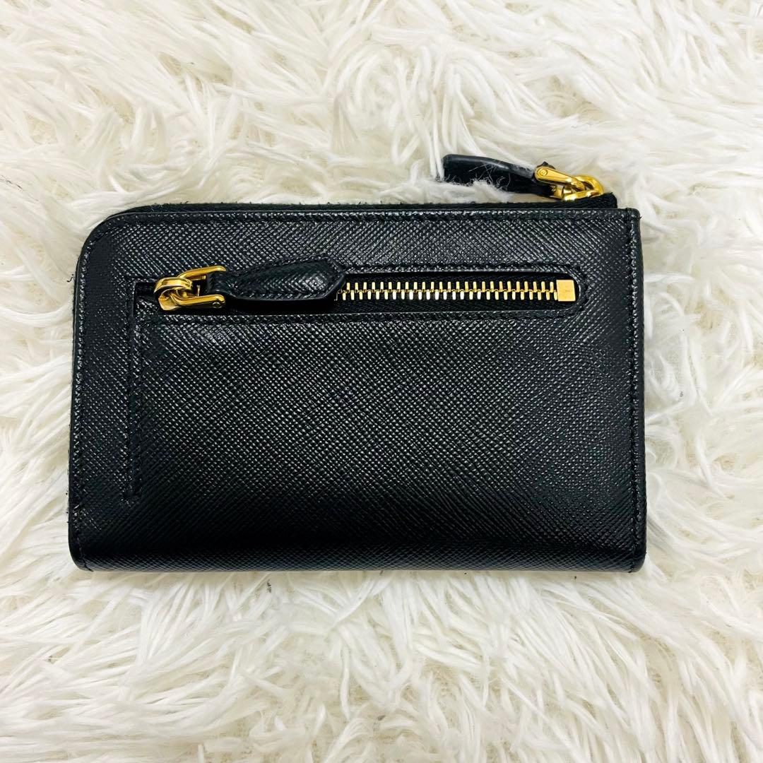 極美✨付属完備✨PRADA キーリング付 キーケース ケース ブラック