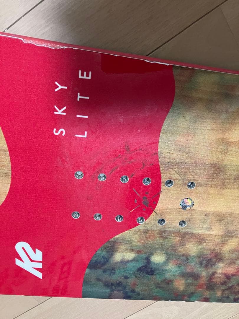 値下げ　K2 スノボ　板　142 SKY LITE ワックス済み