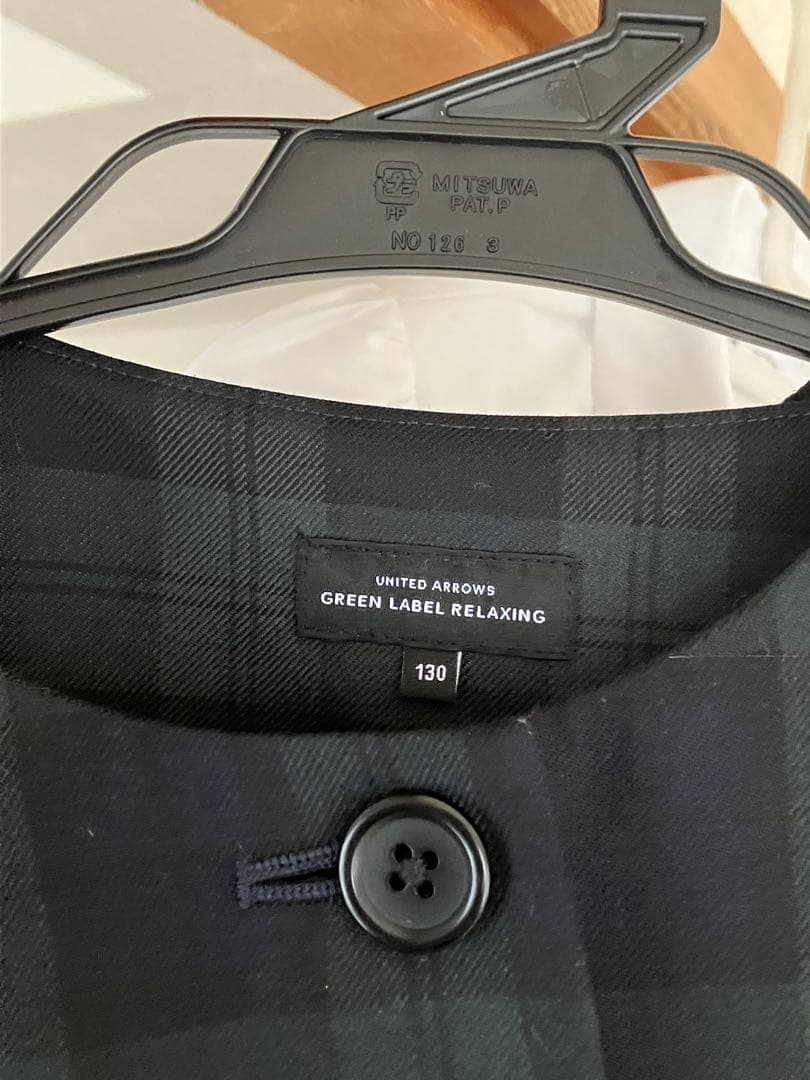 ブラックウォッチ　ボレロ　UNITED ARROWS フォーマルドレス 受験