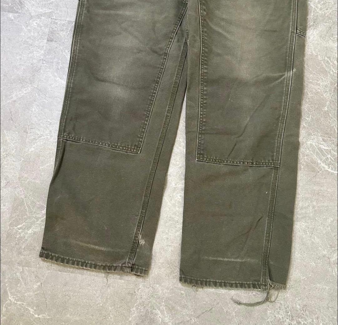 【雰囲気】カーハート ダブルニー ダック ペインターパンツ MOS 36*32