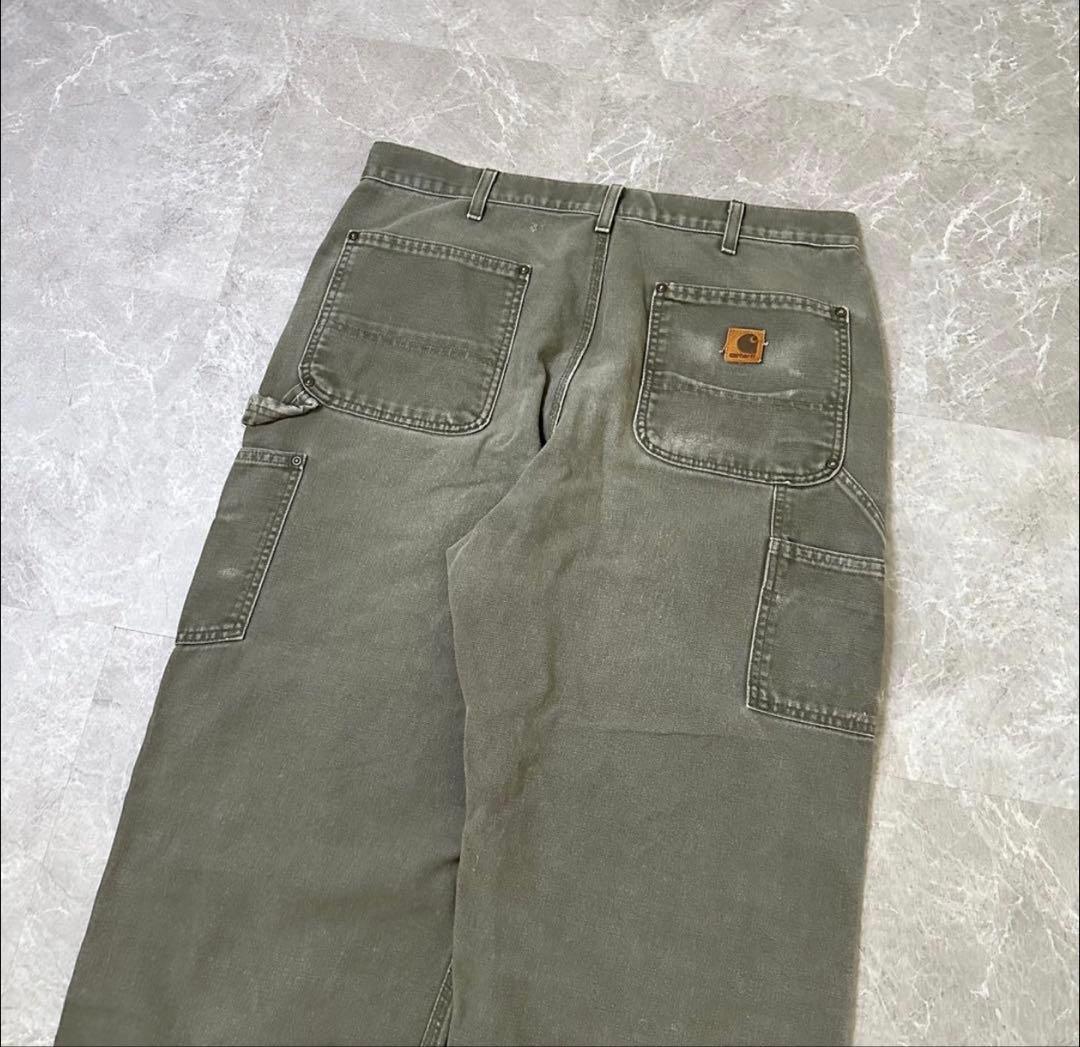 【雰囲気】カーハート ダブルニー ダック ペインターパンツ MOS 36*32