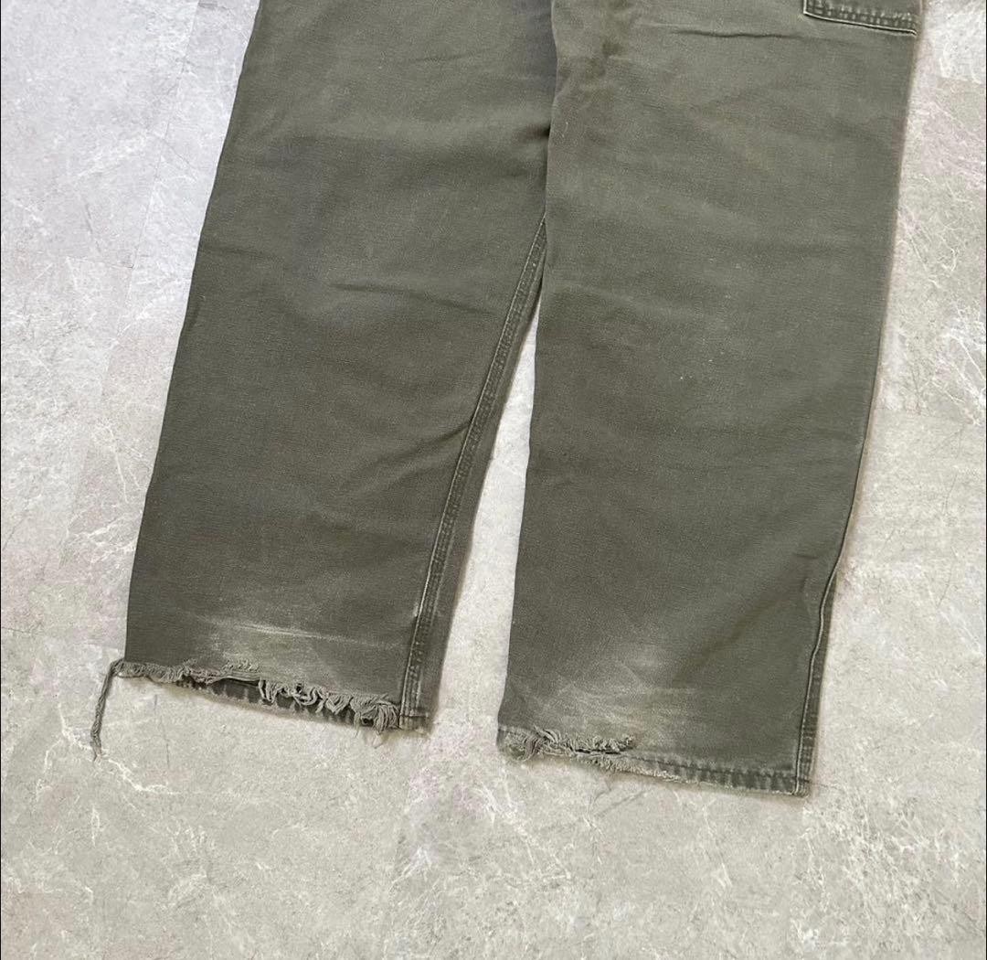 【雰囲気】カーハート ダブルニー ダック ペインターパンツ MOS 36*32