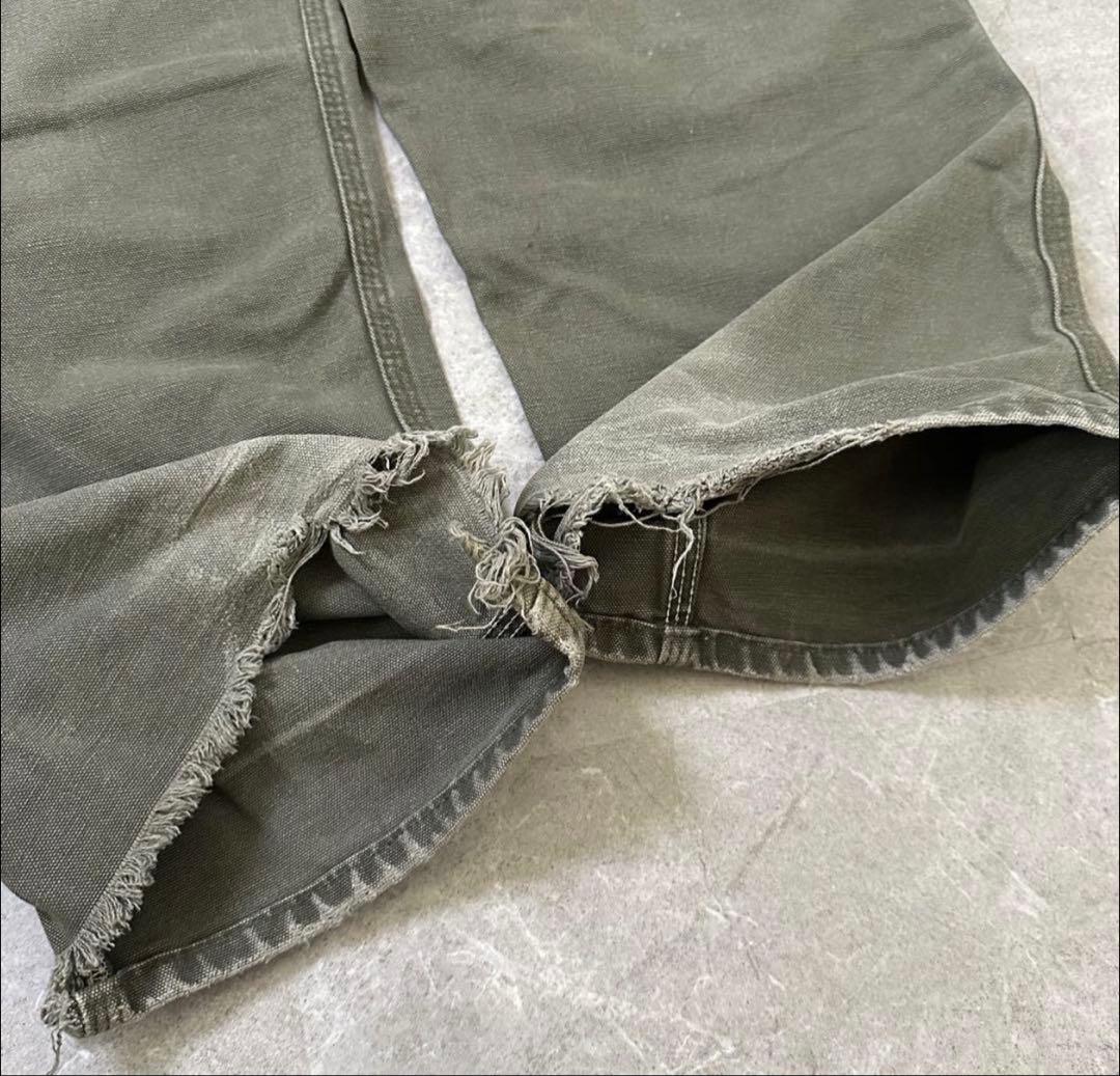 【雰囲気】カーハート ダブルニー ダック ペインターパンツ MOS 36*32