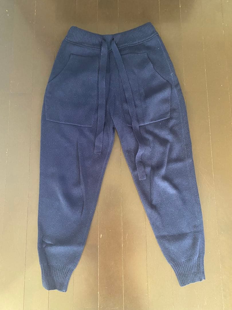 ドゥロワー カシミアニットパンツ