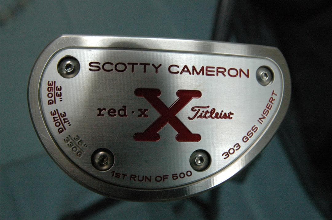 新品未使用SCOTTY CAMERON redX2 1st RUN of 500