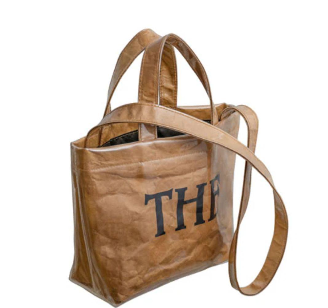 山田優さんtheweekendhotel　PVCBag(THE)BEIGE