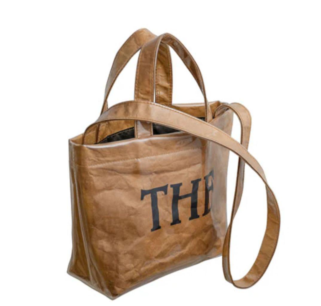 山田優さんtheweekendhotel　PVCBag(THE)BEIGE