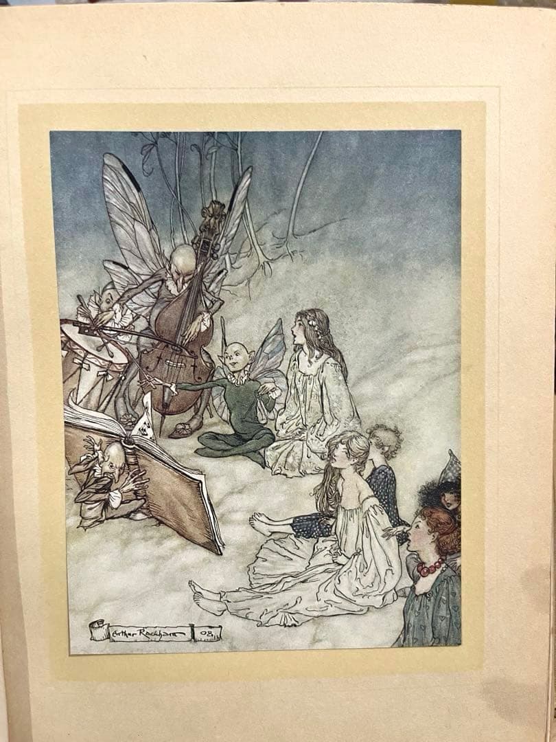 No.305アンティーク洋書 古書　アーサー·ラッカム　真夏の夜の夢　妖精