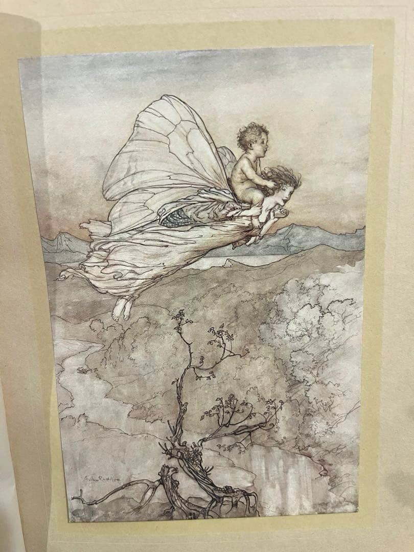 No.305アンティーク洋書 古書　アーサー·ラッカム　真夏の夜の夢　妖精