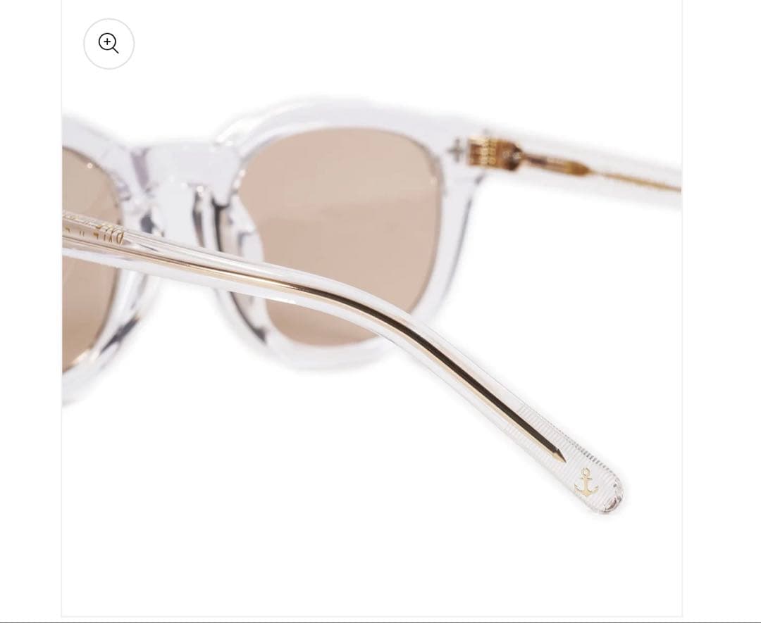 【極美品】イーブルアクトサングラスYALEⅡ clear /brown lens