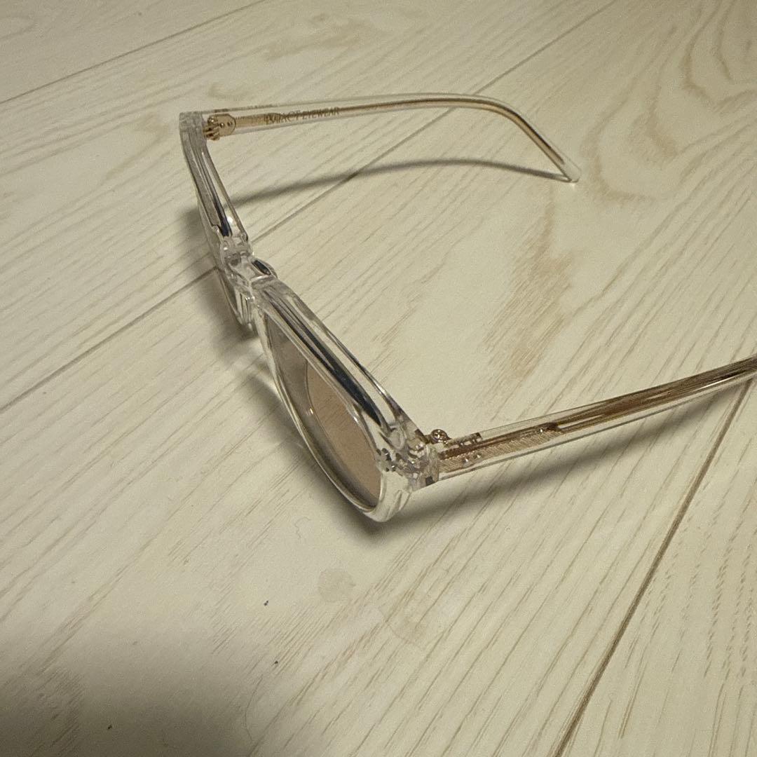 【極美品】イーブルアクトサングラスYALEⅡ clear /brown lens