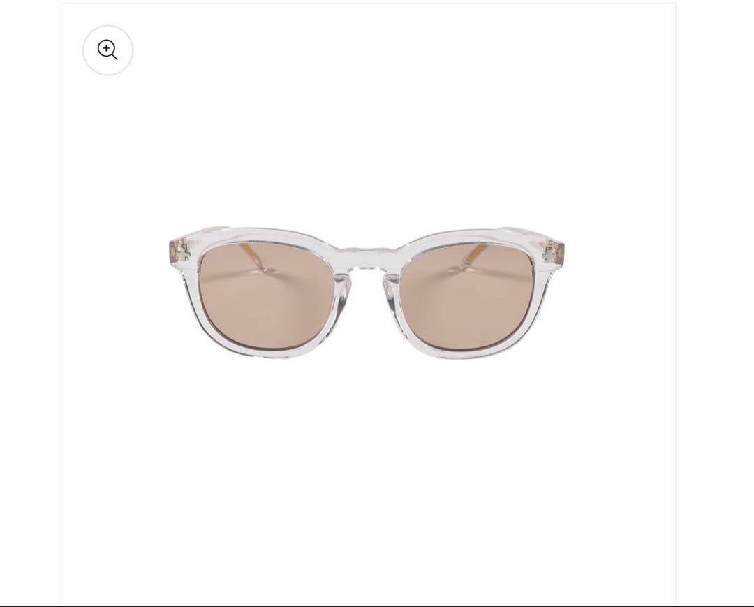 【極美品】イーブルアクトサングラスYALEⅡ clear /brown lens