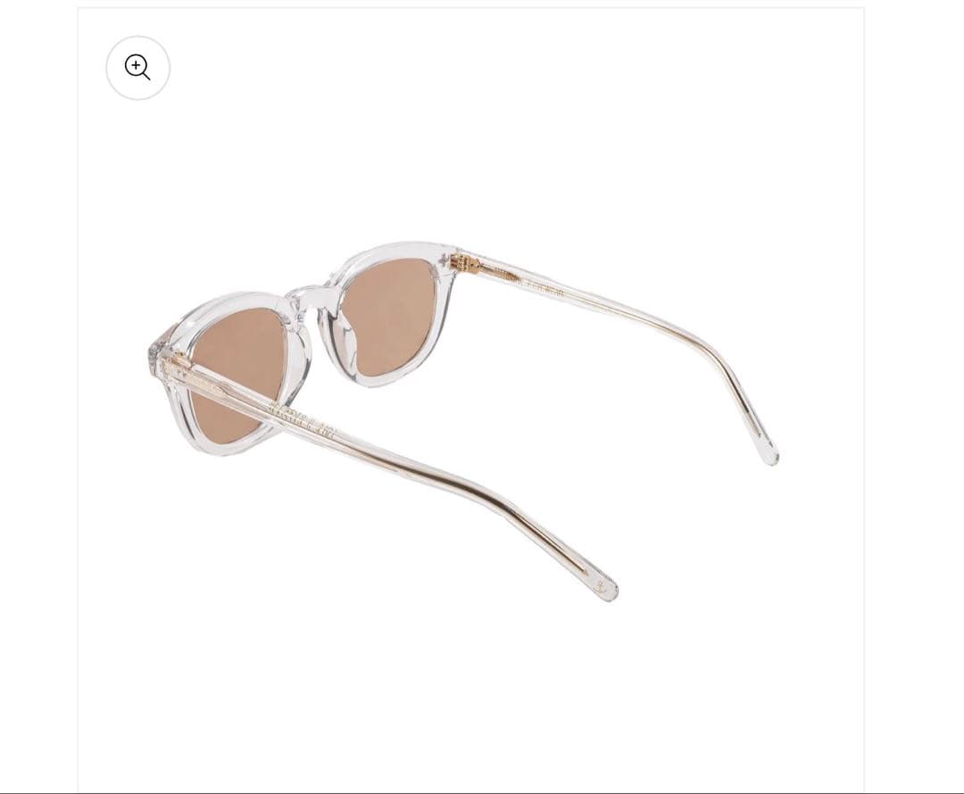 【極美品】イーブルアクトサングラスYALEⅡ clear /brown lens