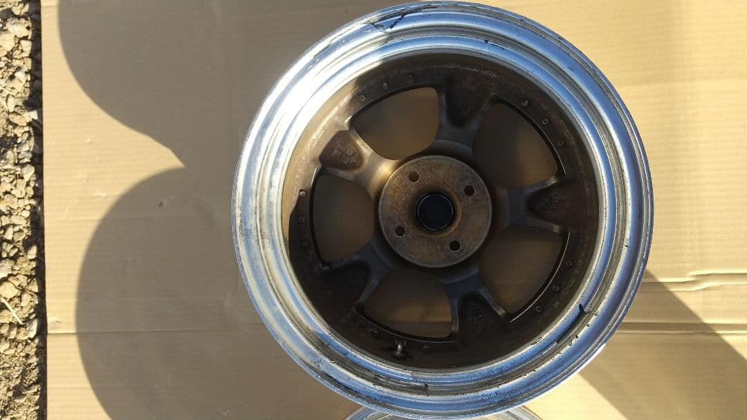 デ*)様 WORK VS-KF 15インチ 7J +35 2本 100/4H ホ