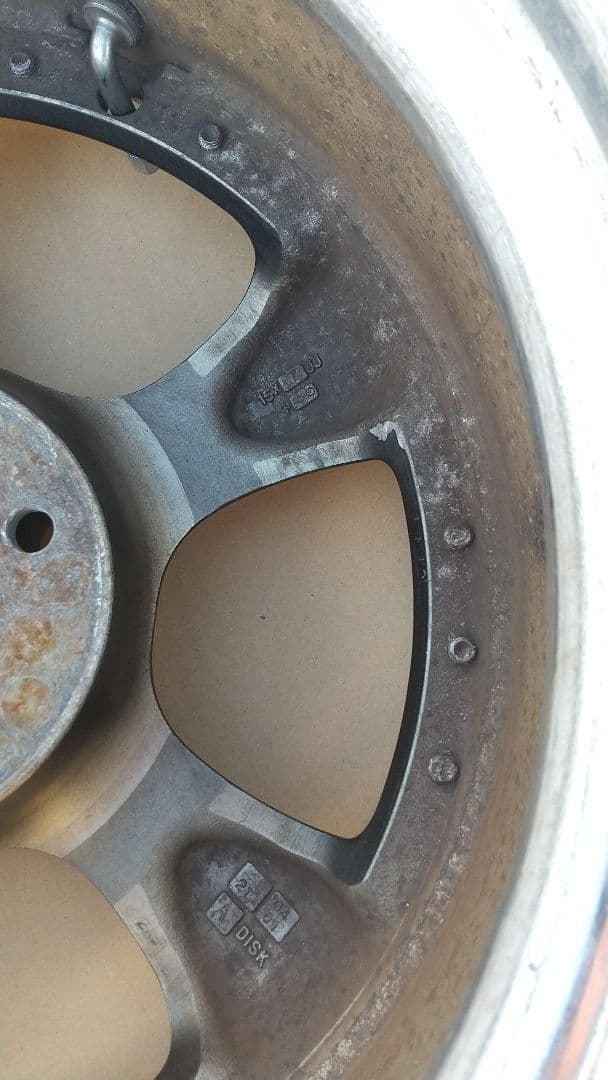 デ*)様 WORK VS-KF 15インチ 7J +35 2本 100/4H ホ