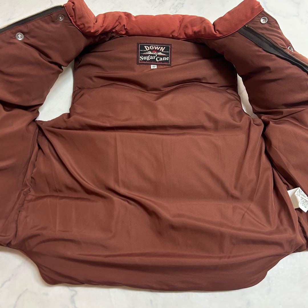 美品✨sugar cane ダウンベストダウン80% M 極暖 肉厚 軽量牛革