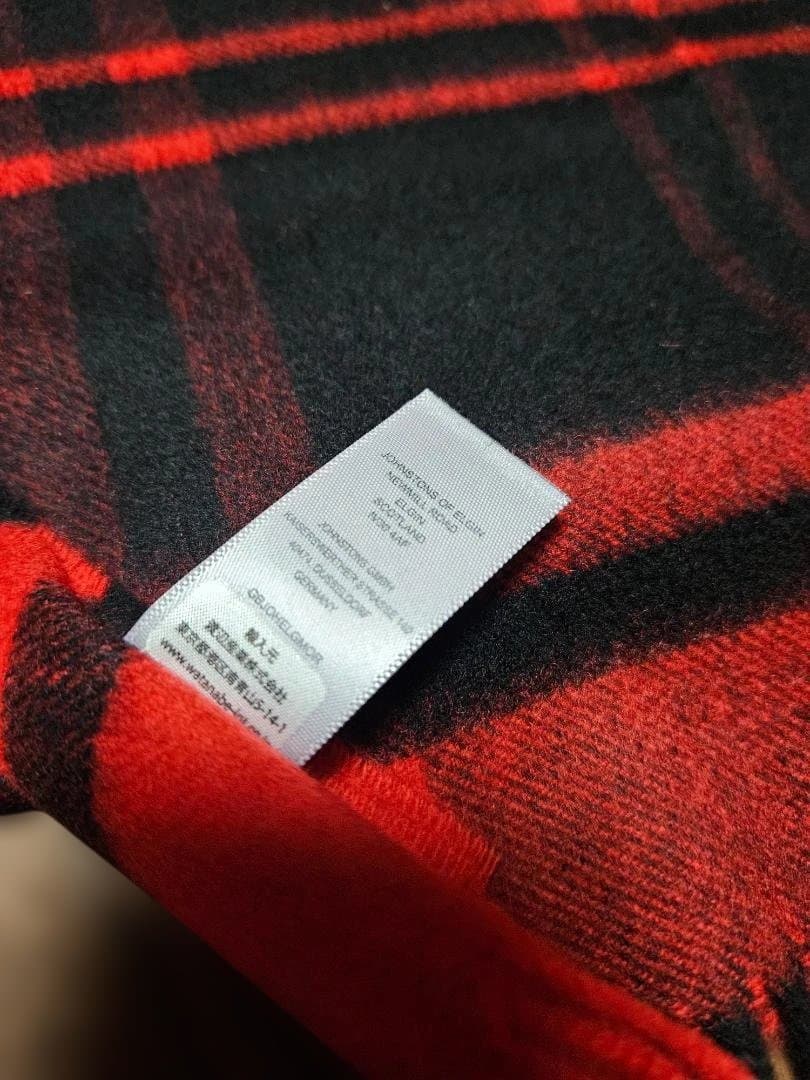 Johnstons of Elgin 100%カシミヤ マフラー