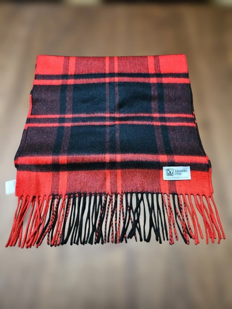 Johnstons of Elgin 100%カシミヤ マフラー