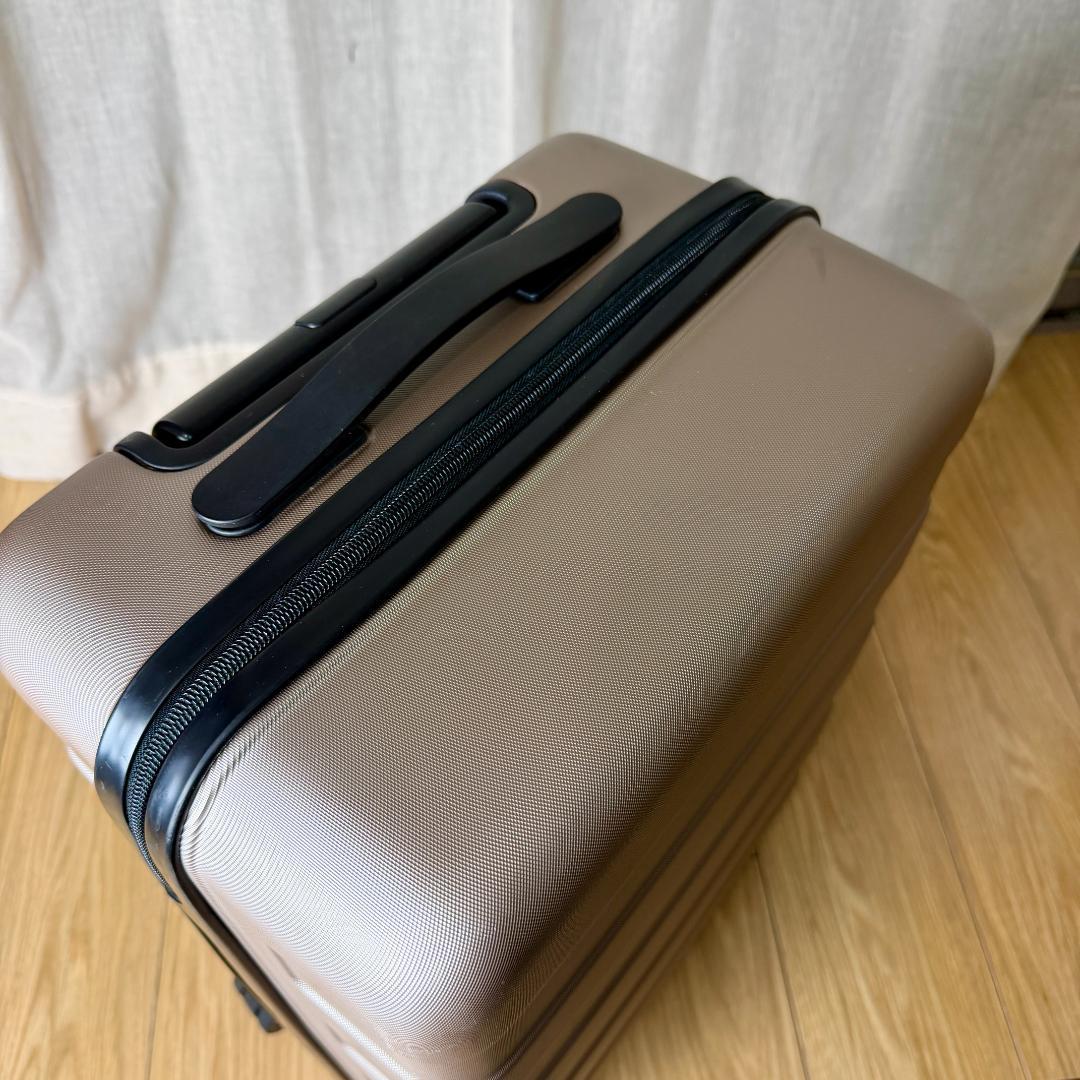 無印良品 バーの高さを自由に調節できるストッパー付き キャリー 35L