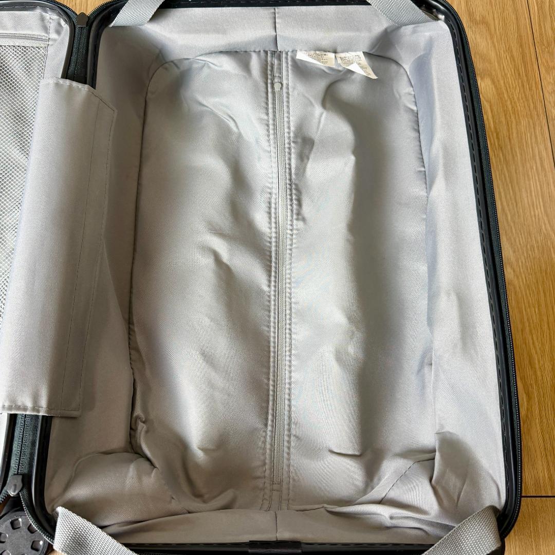 無印良品 バーの高さを自由に調節できるストッパー付き キャリー 35L